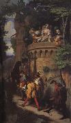 Moritz von Schwind The Rose,or The Artist-s Journey oil painting on canvas